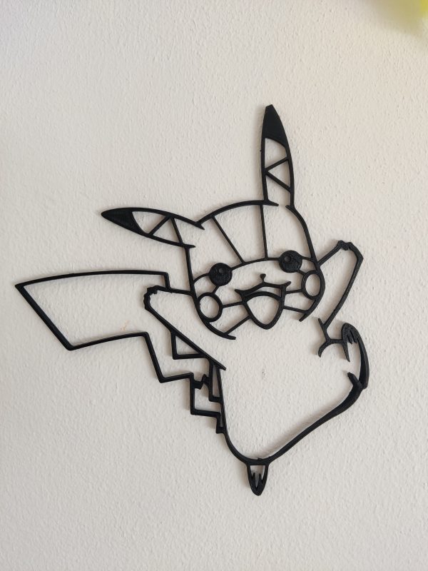wall art pikachu