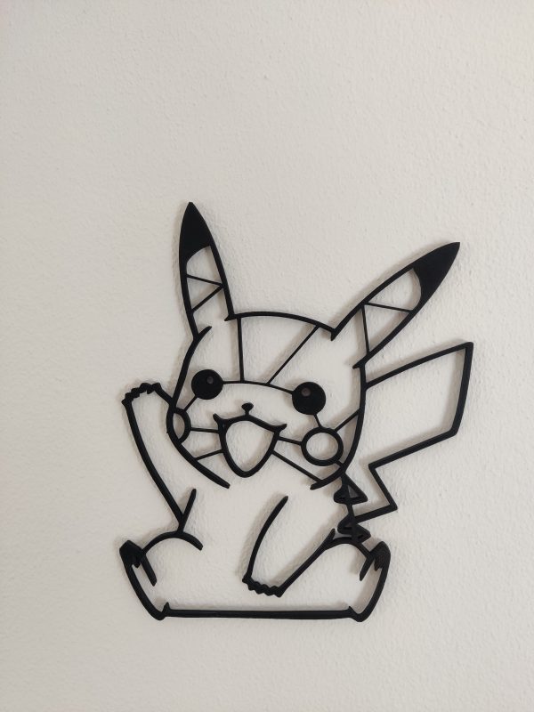 wall art pikachu